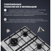 Газовая варочная панель DeLonghi SLF 460 LX RUS