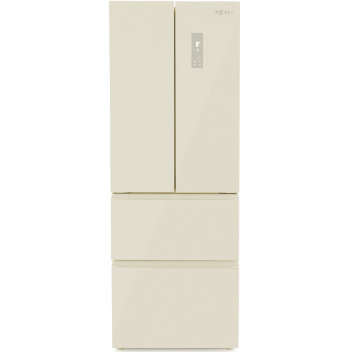 Холодильник Zugel French door ZRFD361C, Бежевое стекло