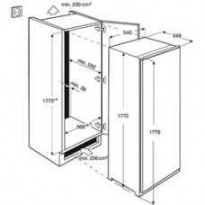 Встраиваемый холодильник Electrolux ERN 3313