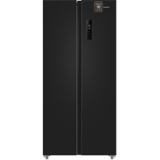 Отдельностоящий холодильник с инвертором Weissgauff WSBS 500 Inverter NoFrost Black