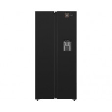 Отдельностоящий холодильник с инвертором и подачей воды Weissgauff WSBS 600 B NoFrost Inverter Water Dispenser