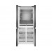 Отдельностоящий холодильник с инвертором Weissgauff WCD 450 Rock Glass NoFrost Inverter