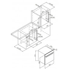 Встраиваемый электрический духовой шкаф Graude BK 60.1 SM