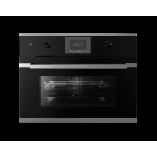 Компактный духовой шкаф с микроволнами Kuppersbusch CBM 6350.0 S3 Silver Chrome
