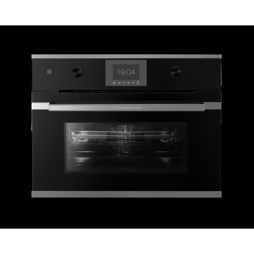 Компактный духовой шкаф с микроволнами Kuppersbusch CBM 6350.0 S3 Silver Chrome