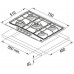 Варочная панель Franke FHTL 755 4G TC BT C