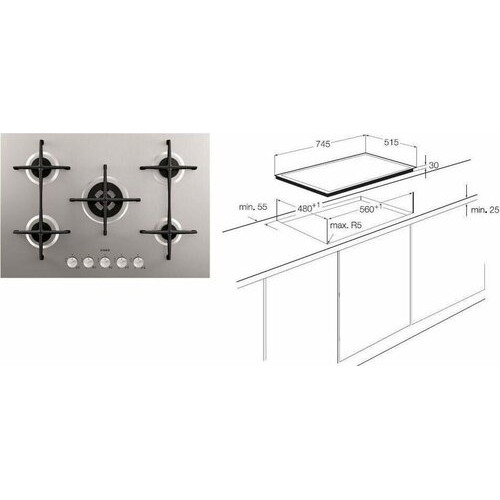 Варочная панель AEG HG 755420 UM