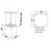 Островная вытяжка Kuppersbusch DI 3800.0 W3 Silver Chrome