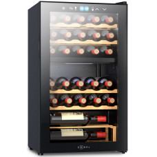 Винный шкаф Zugel ZCWF331DB черный