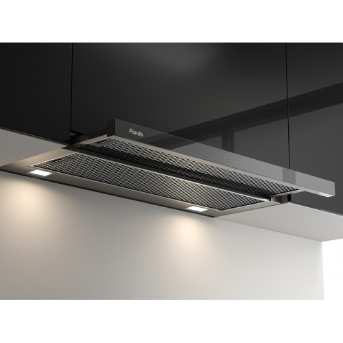 Встраиваемая вытяжка Pando IES/60 IX TOUCH CT NEGRO 850 SEC