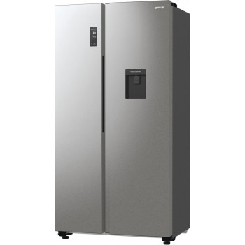 Холодильник Gorenje NRR9185EAXLWD серебристый