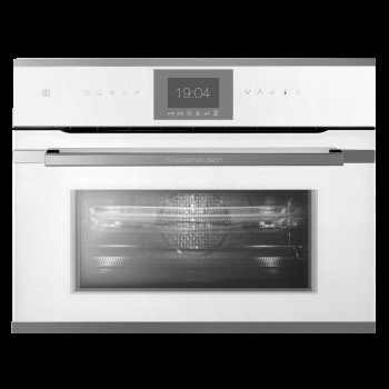 Компактный духовой шкаф с микроволнами Kuppersbusch CBM 6550.0 W3 Silver Chrome