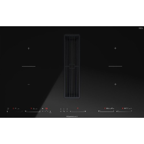Индукционная варочная панель с вытяжкой Kuppersbusch KMI 8590.0 SR Black Velvet