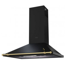 Вытяжка Krona BETTY 600 black/gold push button с рейлингом