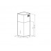 Вытяжка кухонная декоративная LEX MONO 400 INOX
