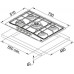 Поверхность FRANKE 106.0183.110  FHTL 755 4G TC GF C