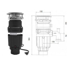 Измельчитель бытовой BONE CRUSHER BC610
