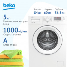 Стиральная машина Beko WRS5512BWW