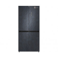 Отдельностоящий холодильник с инвертором Weissgauff WCD 450 Rock Glass NoFrost Inverter