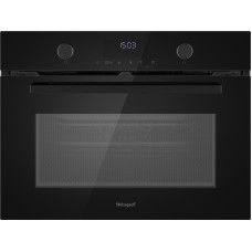Встраиваемый компактный духовой шкаф с СВЧ Weissgauff OE 4551 DB Black Edition