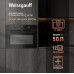 Встраиваемый компактный духовой шкаф с СВЧ Weissgauff OE 4551 DB Black Edition