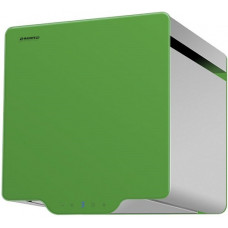 Вытяжка Maunfeld BOX QUADRO 40 нержавейка/зелёное стекло