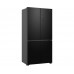 Отдельностоящий холодильник с инвертором Weissgauff WCD 510 Built-in Inverter NoFrost Dark Inox