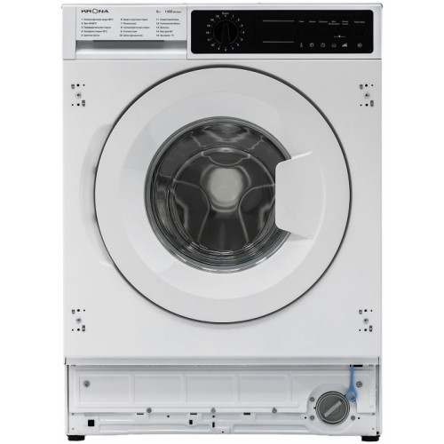 Встраиваемая стиральная машина Krona KALISA 1400 8K WHITE