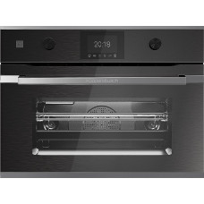 Компактный духовой шкаф с микроволнами Kuppersbusch CBM 6350.0 GPH 3 Silver Chrome
