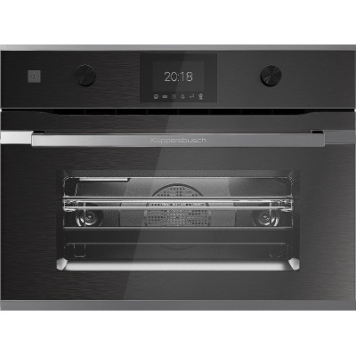 Компактный духовой шкаф с микроволнами Kuppersbusch CBM 6350.0 GPH 3 Silver Chrome