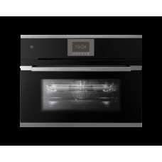 Компактный духовой шкаф с микроволнами Kuppersbusch CBM 6550.0 S3 Silver Chrome