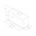 Вытяжка Elica LANE SENSOR BL MAT/A/72