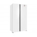 Отдельностоящий холодильник с инвертором Weissgauff WSBS 1036 Inverter NoFrost Premium White Glass