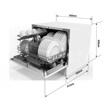 Встраиваемая посудомоечная машина Exiteq EXDW-T502