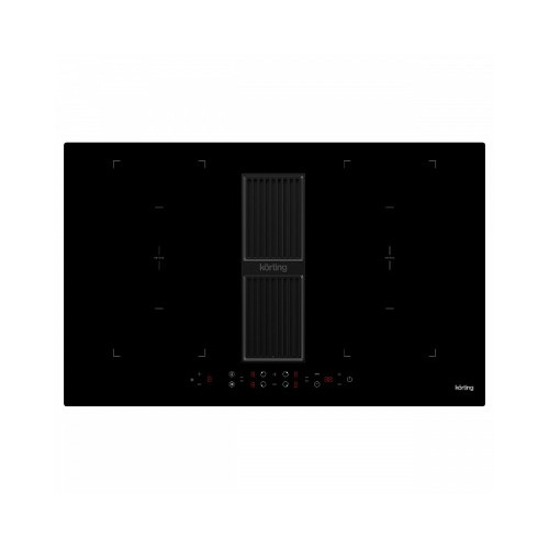 Индукционная варочная панель Korting с интегрированной вытяжкой HIBH 84980 NB
