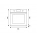 Встраиваемый электрический духовой шкаф Bertazzoni Professional F6011PROPLN черный