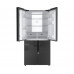 Отдельностоящий холодильник с инвертором Weissgauff WCD 450 Inox Glass NoFrost Inverter