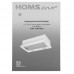 Кухонная вытяжка HOMSair FLAT 60 Glass белый