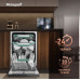 Встраиваемая посудомоечная машина Weissgauff BDW 4536 D Inverter Autoopen Timer Floor