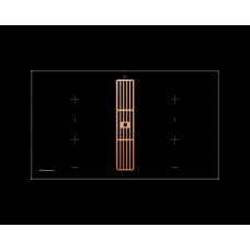 Индукционная варочная панель с вытяжкой Kuppersbusch KMI 9850.0 SR
