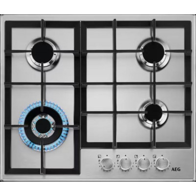 Встраиваемая газовая варочная панель AEG HGB 64420 SM