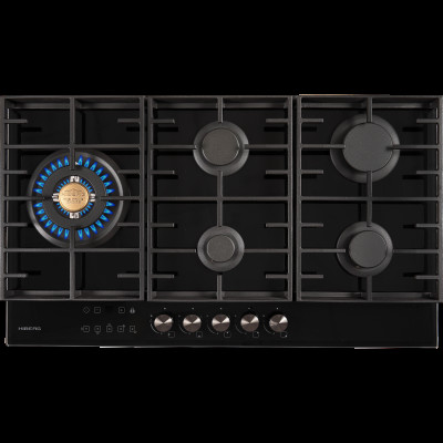 Встраиваемая газовая варочная панель Hiberg VM 9155 B