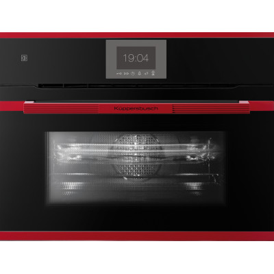Компактный духовой шкаф с микроволнами Kuppersbusch CBM 6550.0 S8 Hot Chili