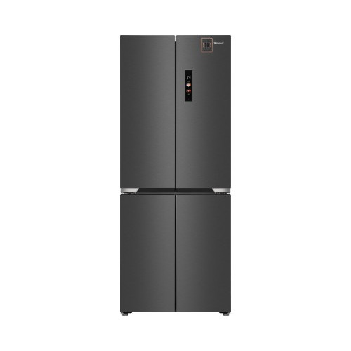 Отдельностоящий холодильник с инвертором Weissgauff WCD 480 Total NoFrost Inverter Silk Inox Built-in