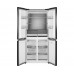 Отдельностоящий холодильник с инвертором Weissgauff WCD 450 Rock Glass NoFrost Inverter