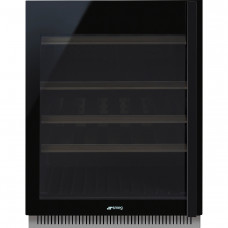 Встраиваемый винный шкаф Smeg CVI638LN3 черный