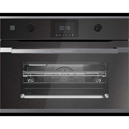 Компактный духовой шкаф с микроволнами Kuppersbusch CBM 6350.0 GPH 3 Silver Chrome