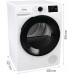 Сушильная машина с тепловым насосом Gorenje DGPNE82GNLW
