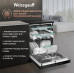 Посудомоечная машина с авто-открыванием и инвертором Weissgauff DW 6114 Inverter Touch AutoOpen Black