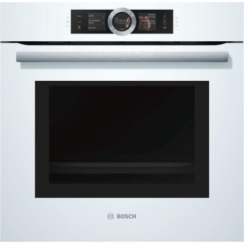 Духовой шкаф с микроволнами и паром Bosch HNG6764W6